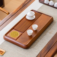 Rosewood tea tray, solid wood home tea table, ebony wood tray, new model, whole piece, office kung f