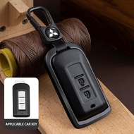 Mitsubishi Xpander Montero Triton Mirage Montero Mirage Strada Car Remote Leather Key Cover Case Acc