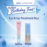 Byfina Eye Serum + Peptide Lip Serum Set | For Dark Circles, Puffy Eyes & Hydrated Lips