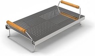 Senvasfa Adjustable Grill Warming Rack for Blackstone Flat Top Griddle 28 inch - Stainless Steel Warming Cooking Rack | Grates Grids Accessories for Weber and Most Flat Top/Table Top Griddle Grills