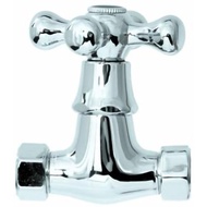 Apex T-1044 Stop Cock with Cross Handle. Fits most HDB taps of 1/2 inch. Dimensions (L x W x H): 80 