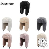 BSUNSTORE Bomber Hat Trapper Earflap Bonnet Windproof Winter Hat