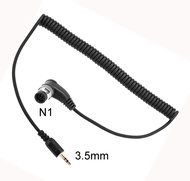 2.5mm&3.5-N1 Timer Remote Shutter Trigger Cable Sync Cord for Nikon D300s D700 D800 D2Hs D1H D2Xs D3