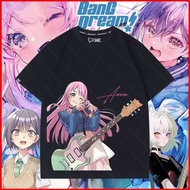 YS BanG Dream Its MyGO Cosplay cloth 3D summer T-shirt Anime Short Sleeve Top