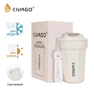 Civago coffee tumbler mug color cream tumbler