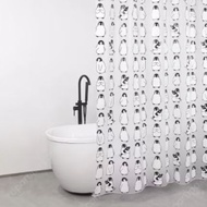 Shower Curtain 180 x 180 cm penguin motif - forhom