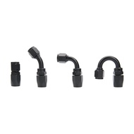AN4 AN6 AN8 AN10 AN12 ตรง 0 45 90 180 องศาน้ำมันหมุนท่อ CPE Hose End Fitting Adaptor Kit สำหรับน้ำมั