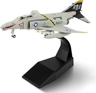 HANGHANG 1/100 Military Model Plane F-4B Phantom Ⅱ vf-84 Alloy Fighter Plane Model Model Airplane fo