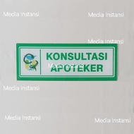 Acrylic Pharmacy Consultation | Pharmacy Consultation Sticker | Acrylic Pharmacy Consultation