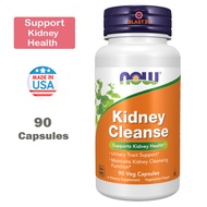 NOW Foods Kidney Cleanse 90 Veg Capsules สนับสนุนสุขภาพไต EXP. 01/2028