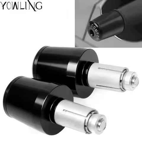 7/8''22mm CNC motorcycle handlebar handle bar grips ends For Yamaha R3 MT07 MT09 R25 FZ6 FZ8 MT-03 K