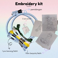 Embroidery kit alphabet initial letters t-shirt Embroidery embroidery kit set beginner embroidery th