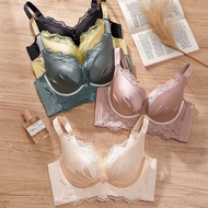 luxurious satin lace underwear with adjustable gathers