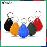 100pcs EM4100 125khz ID Keyfob TK4100 Proximity RFID Tag Tags Chave Card Sticker Key Fob Token Ring 