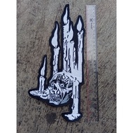 Backshape cannibal corpse hammer nose ring fake piercing fake nose ring