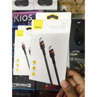 Baseus CATKLF G91 Cafule Data Cable PD 2.0 60W TYPE C TO TYPE C 1 Meter Ori