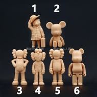 Piece Mini Little Figure Bear Miniature Model Pendulum Trendy Play Paddington 1/64 Violent Bear kaws
