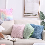 30x50/40x40cm Nordic Plush Cushion Cover with Zipper Fluffy Fur Throw Pillow Case Home Decor Velvet Solid Color Sofa Pillow Covers Bolster Pillow Case