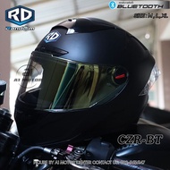 หมวกกันน็อคเต็มใบ Index RD รุ่น CZ-R BT รองรับการติดตั้งบลูทูธ สีดำล้วน ถอดซักได้ ฟรี แถมชิวฟรีอีก