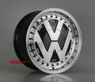復古雅痞風Volkswagen超級經典款大VW 15吋鋁合金輪圈(多色可選)(限量發售)