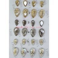 Stone block with K9 pattern