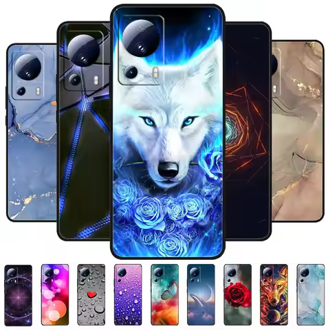 For Xiaomi 13 Lite 5G Case Soft Silicone TPU Phone Protective Cover For Xiaomi 12 Lite NE Mi Civi 2 