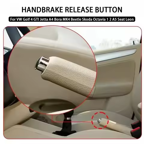 For VW Golf 4 GTI Jetta A4 Bora MK4 Beetle Skoda Octavia 1 2 A5 Seat Leon New Chrome Handbrake Lever