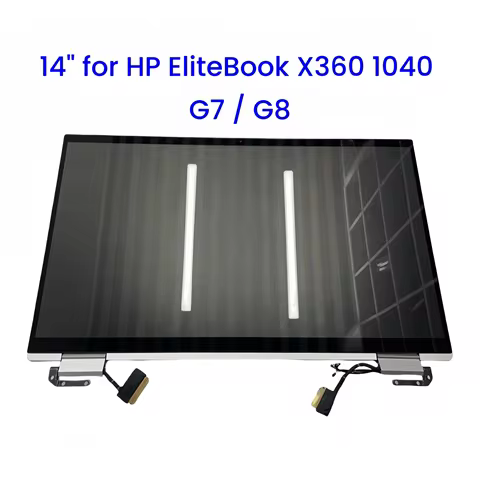14" for HP Elitebook X360 1040 G7 1040 G8 Complete Upper Half LCD Touch Display Screen Assembly Repl