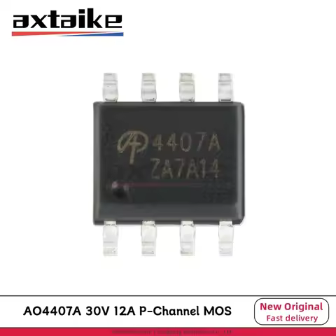 20PCS AO4407A SOP-8 4407A AO4407 SMD 30V 12A P-Channel Enhancement Mode Field Effect Transistor MOSF