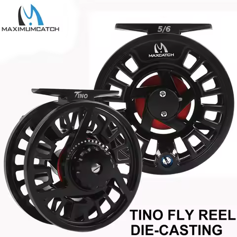 Maximumcatch Tino 3-8wt Die-casting Aluminum Fly Fishing Reel Right or Left-Handed Fly Reel and Spoo