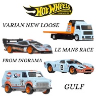 Hot Wheels Premium Diorama Variant Le Mans Race Gulf Fleet Street 1997 McLaren F1 Ford GT-40 Ford Tr