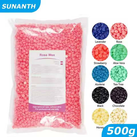 500g/200g/50g Hard Wax Beans for Hair Removal Body European Brazilian Pearl For Wax Warmer Waxing Be