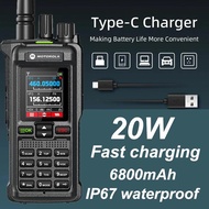 HT HANDY TALKY JANGKAUAN LUAS 20KM MOTOROLA GT-12 20W BATEREI 6800MAH