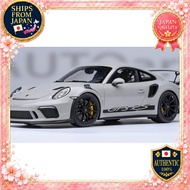 AUTOart 1/18 Porsche 911 (991.2) GT3 RS Light Gray Diecast Model 78180