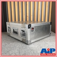 COMPACT RACK เครื่องเสียง SD4U 2ฝาหน้า-หลัง ลึก16นิ้ว ผิวอลูมิเนียม แร็คเครื่องเสียง แร็ค คอมแพ็ค แร