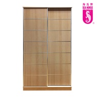SEA HORSE Wardrobe with 2 Sliding Doors with 2 Drawers! Size 48'W*85"H*24"D (YHT-WAR-N-4803)