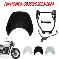 For HONDA GB 350 S GB350 GB350S 2023 2024 Motorcycle Front Windscreen Windshield Fly Screen Shield W
