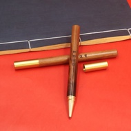 Brass Rosewood Wooden Signature Pen Ebony Brass Signature Pen Gift Business Office Gel Pen Unique Pe