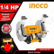 INGCO Bench Grinder 6" 1/4HP BG61502-5P •TFM• IPT