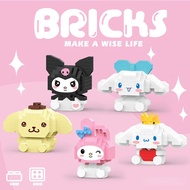 Sanrio Mini Building Bricks Cute Block Toys Eductional Toys Gift Ornament Decoration