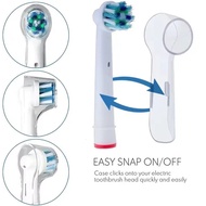 4/8 Anti-dust Protective Covers, Suitable for Oral B Replacement Brush Head and iO Series Electric T