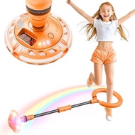 ooyes Skip Ball for Kids, Ankle Skip Ball Toy with Counter, Timer and Cal Calculator, Girl Birthday 
