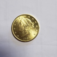 Copper Coin Collectibles Gold Coin Well-Preserved 1882 US Commemorative Coin 4/17