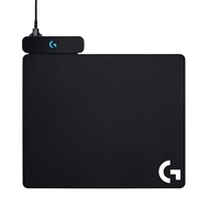 POWERPLAY Wireless Charging Mouse Pad, Cloth and Hard Gaming Mouse Pad Included, USB-Connection, RGB