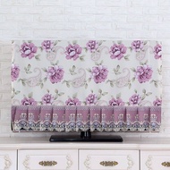 TV cover dust cover lace European 55 inch 50 LCD 42 inch European TV cover cover cloth wall-hung TV curtain