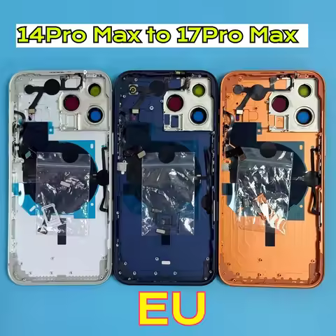 Housing For iPhone 14 Pro Max to 17 Pro Max Battery Midframe Replacement 14 pro max Like 17 pro max