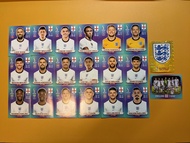 panini world cup 2022 stickers full set england 世界盃2022 英格蘭 全隊貼紙
