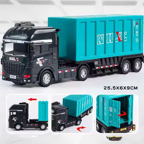 1pcs Children I Play Construction Truck Toys Engineering Toys Boy Party Role Play Desktop Decoration