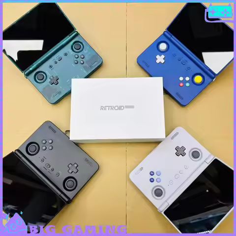 Retroid Pocket Flip2 Gaming Handheld Oled 5.5 "1080p Hall Analog Joystick Sd865 Classic Retro Flip A