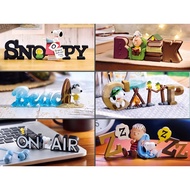 Model 2 Re-Ment Snoopy Collection Of Words 2 Complete Set Of 6 Pieces Miniature Toys Second Letter